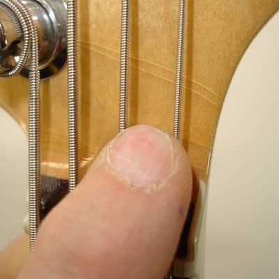 2007 Fender American Vintage '75 Jazz Bass, Rosewood Fingerboard, Natural image 13