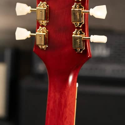 Epiphone Hummingbird Standard Acoustic/Electric Guitar - Cherry Sunburst with Gig Bag image 7