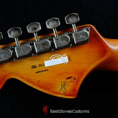 Fender Stratocaster Blue Gray Aged Relic Made in USA image 13