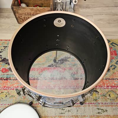 Bucks County Drum Co. 24-16-13" Relic Series Mahogany Drum Kit image 14