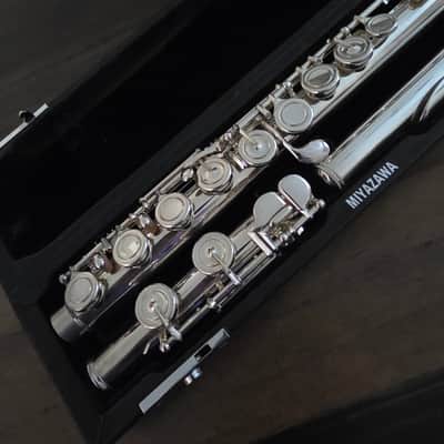 Miyazawa Atelier I Solid Silver Headjoint Closed Hole C Foot Offset G Split E SN 90407 N image 3