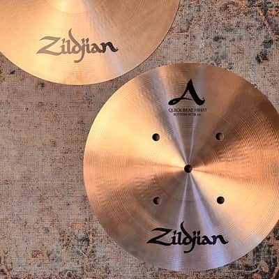 Zildjian QUICK BEAT 14” Hihats SUPER CLEAN! 1082 1370 g ULTRA CRISP! Studio Darlings! Don’t Pay $520!! image 4