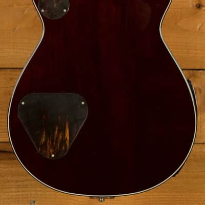 Gretsch G6134TFM-NH Nigel Hendroff Signature Penguin Dark Cherry Metallic Flame image 4