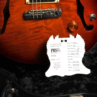 PRS McCarty Hollowbody Dark Cherry Sunburst Electric Guitar 1998 Pre-Owned image 21