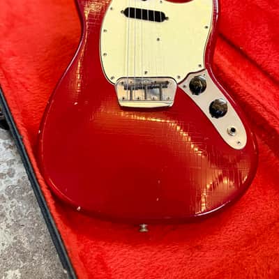 Fender MusicMaster II 1965 - Dakota Red pre CBS L serial original vintage USA image 3