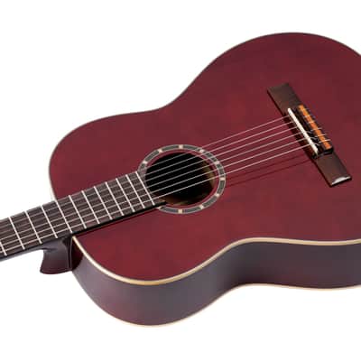 Ortega R131SN-WR Family Series Pro Solid Cedar Top Mahogany Neck Nylon 6-String Classical Acoustic Guitar w/Gig Bag image 9