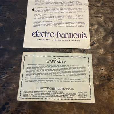 Electro-Harmonix Big Muff Pi V3 (Red & Black) 1977 - 1978 - Silver image 5