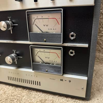 Akai M-9 Stereo Reel-to-Reel 1/4 inch Tape Recorder Machine image 3