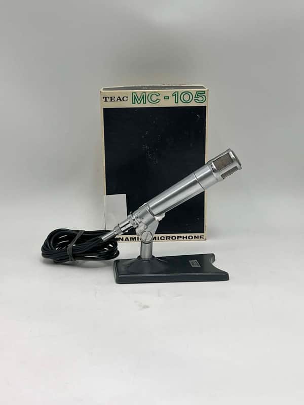 TEAC MC-105 Vintage Dynamic Microphone – Made in Japan image 1