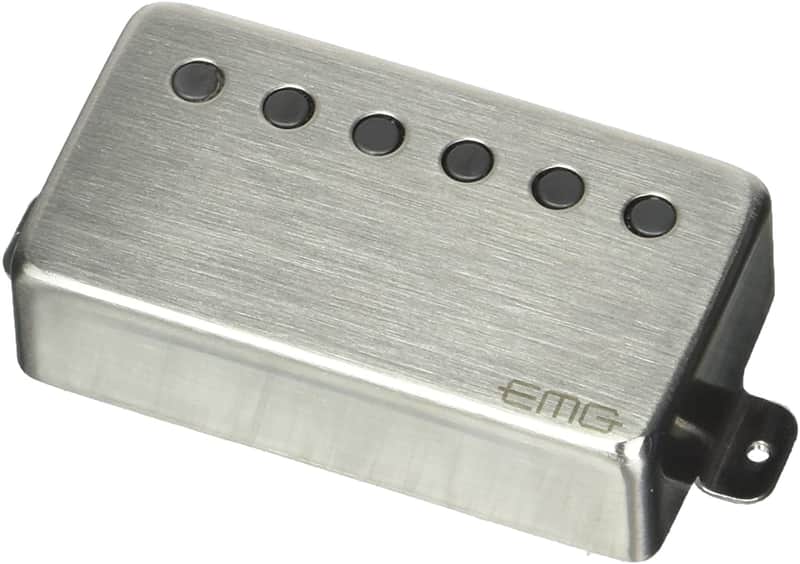 EMG 66-N Active Humbucker Neck Guitar Pickup, Brushed Chrome Bild 1