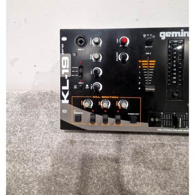 Gemini KL-19 Pro - DJ Mixer - Black DJ Mixer - 4-Channel - Good w/ Original Box image 9