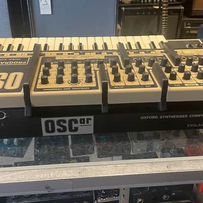 Oxford Synthesizer Company OSCar 37-Key Analog Monophonic Programmable Music Synthesizer 1980s - Black image 4