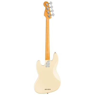 Used Fender American Professional II Jazz Bass - Olympic White w/ Maple FB image 8