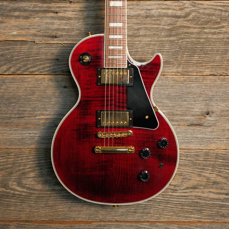 Used Gibson 2014 Les Paul Classic Custom Lite - Wine Red w/Case image 1