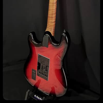 Ernie Ball Music Man Cutlass HT SSS 2022 - 2024 - Raspberry Burst image 2