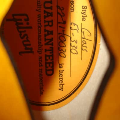 2024 Gibson ES-330 Hollowbody Electric Guitar, Nickel Hardware, Tobacco Sunburst w/ Case image 6