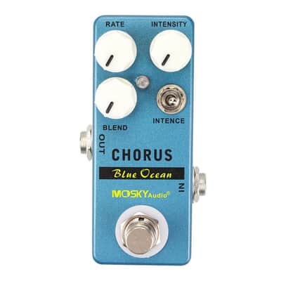 MOSKY Blue Ocean Guitar Chorus Effect Pedal True Bypass Full Metal Shell image 1