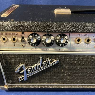Fender Bassman "Drip Edge" 2-Channel 50-Watt Guitar Amp Head 1968 - 1969 - Silverface image 3