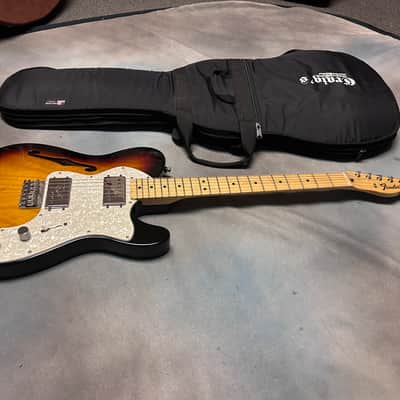 2007 Fender Classic Series '72 Thinline 3-Color Sunburst image 12