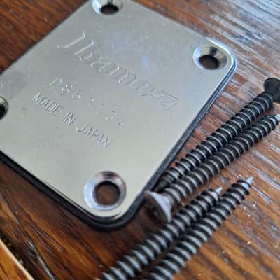 Vintage Ibanez Guitar Neck Plate  80's image 2