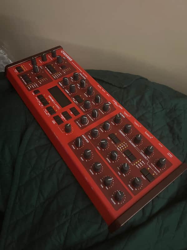 Access Virus Classic Desktop Digital Synthesizer 2002 - Red / Black image 1