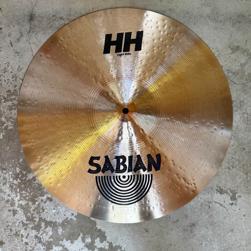 Vintage 1990s Sabian 18" HH Light Ride - Time Capsule Mint w/ Original Bag & Tag (1530g) 90's - Natural image 1