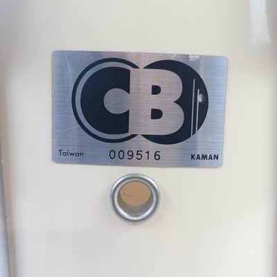 CB Drums 12x14"10Lug CB700 Marching Parade Snare Drum Piano White Wrap 8Pl Kaman image 2