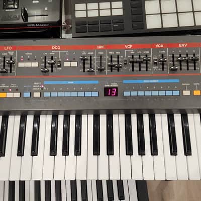 Roland Juno-106 Synthesizer (Serviced) New Sliders/Caps/Voice Chips image 3