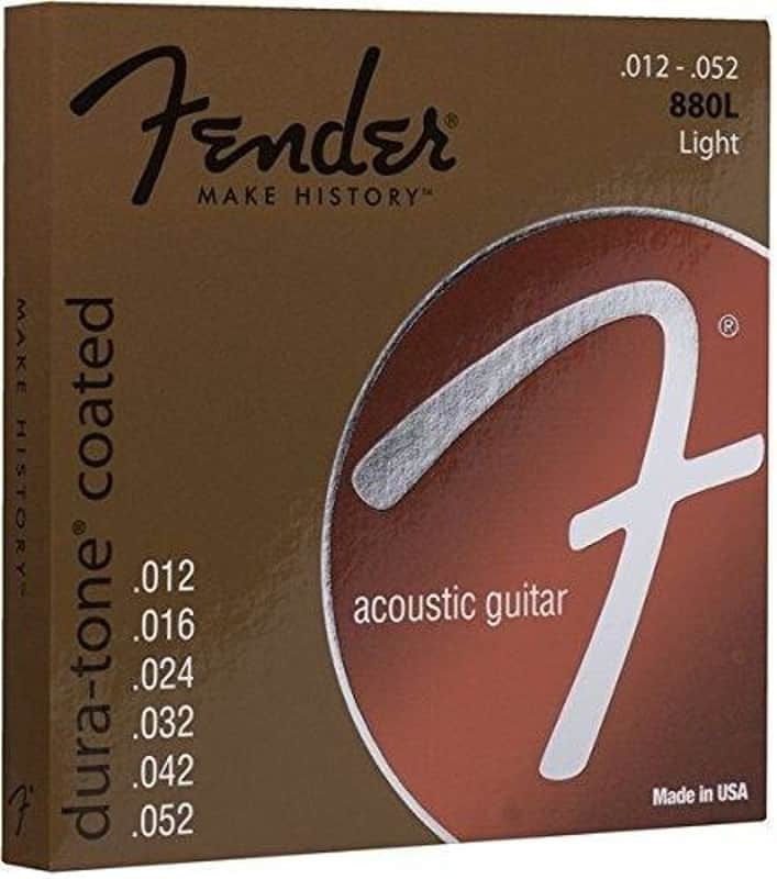 Fender Dura-Tone® 880L 80/20 Coated 12-52 Guitar Strings image 1