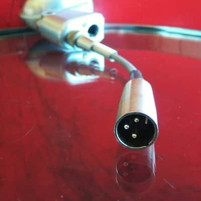 Vintage 1950's Turner 22X crystal microphone modified dynamic w period cable High Z harp mic image 11