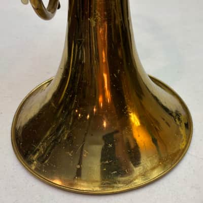 King 1122 Mellophone / Marching French Horn c.1980 w/ Anvil Flight Case – Good Playing Condition image 16