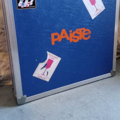 Paiste RARE, Vintage, Collectable flight case 24" 80s - Blue and chrome with red logo image 2