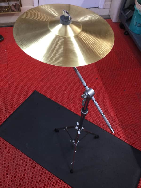 Yamaha Cymbal Boom w/ 14" Crash, felts, washers & Wing Nut image 1
