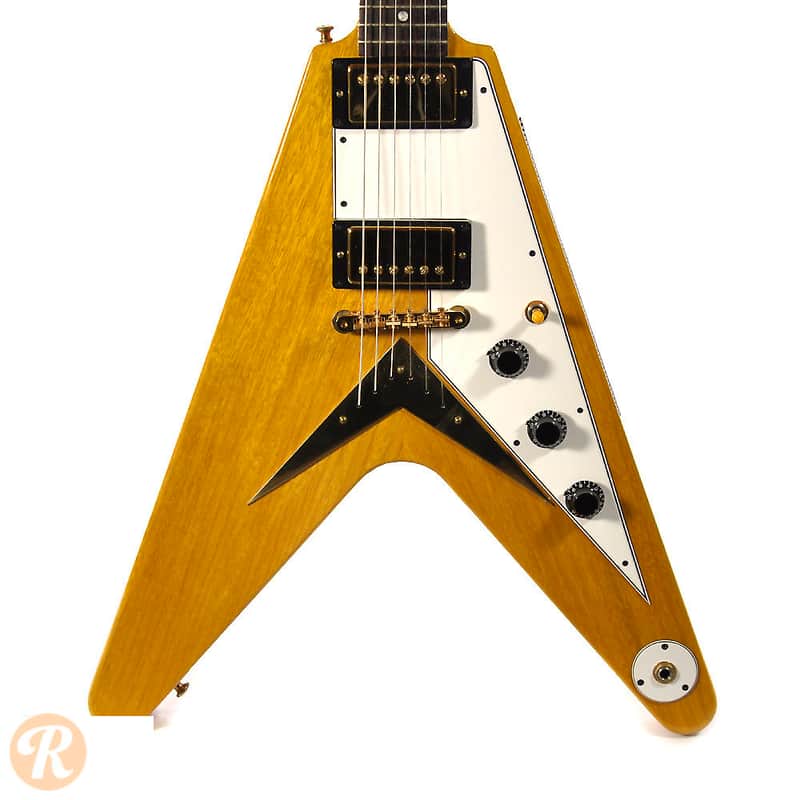 Gibson Custom Shop '59 Reissue Korina Flying V Natural 2003 image 2