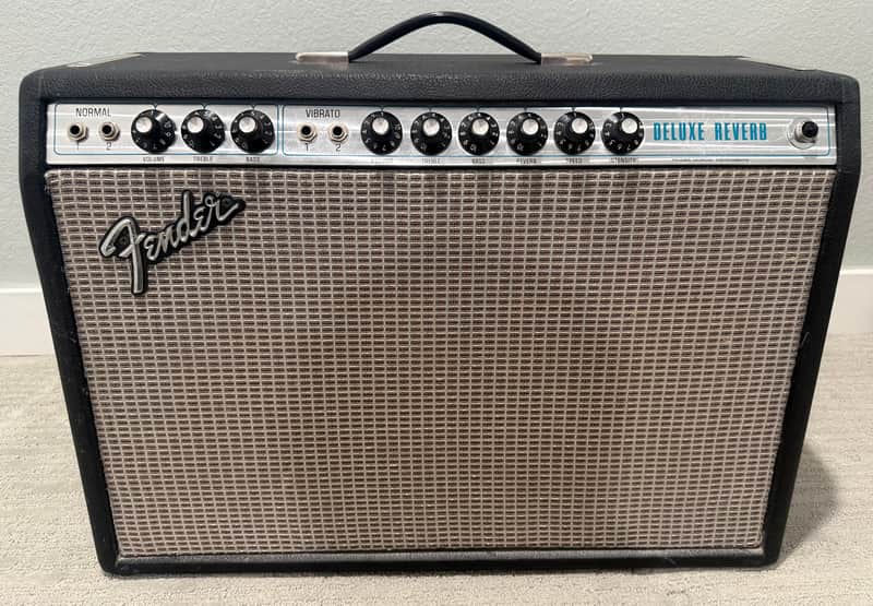 1973 Fender Deluxe Reverb | Silverface | Vintage Tube Combo Amp image 1
