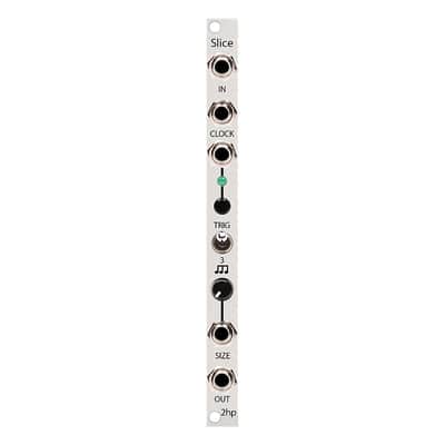 2hp Slice Eurorack Audio Slicing/Repeat Module (Silver) image 4