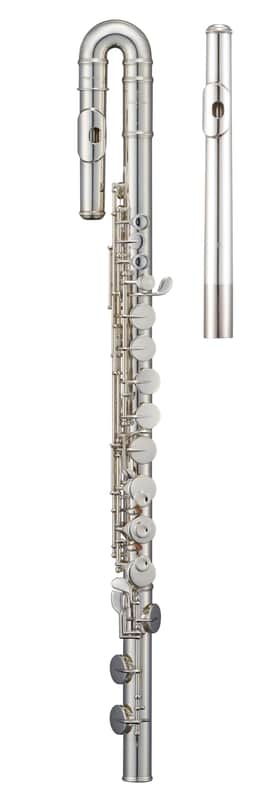 Pearl Alto Flute .925 Silver with Straight & Curved Forza Headjoint image 1
