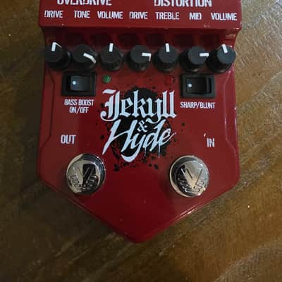 Visual Sound Jekyll & Hyde Overdrive & Distortion V2 2010s - Red image 1