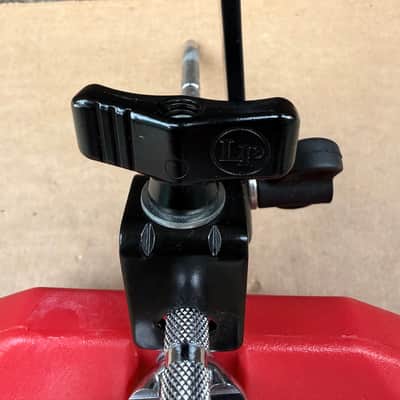 Latin Percussion LP Red Jam Block Cowbell w/ Meinl Percussion Mount Clamp - Used image 9