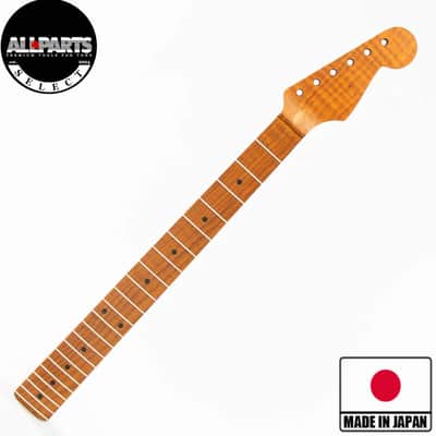 Allparts Select Tribute Series "Layla" Replacement Strat Neck AAA+ Roasted Flame Maple - Licensed by Fender image 2