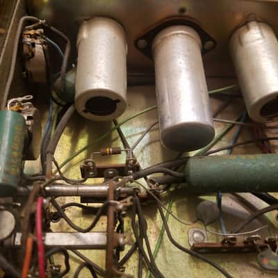 Viking RP-61 (VU) Rackmount Tube record/playback amplifier VU meter 1950s - Hammered grey metallic paint image 17