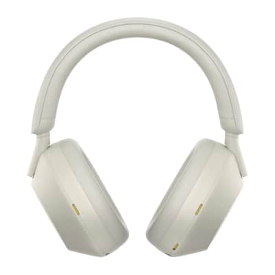 Sony WH-1000XM5 Wireless Noise Canceling Over-Ear Headphones (Silver) image 3
