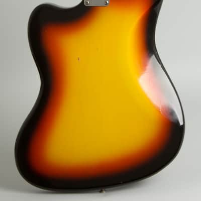 Fender Jazzmaster Solid Body Electric Guitar (1966), ser. #153808, original black tolex hard shell case. image 4