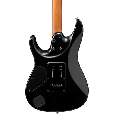 Ibanez AZ2402 BKF Prestige Electric Guitar. Black Flat with Case image 3