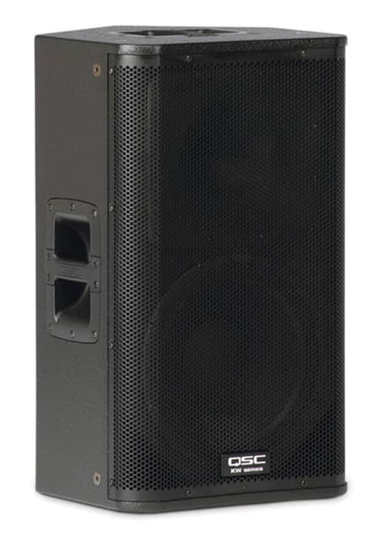 ( PAIR ) QSC KW122 2-Way 1000-Watt 12" Active Loudspeaker 2010s - Black image 1