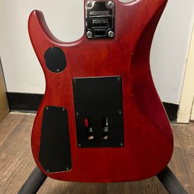 Washburn N2PSK Nuno Bettencourt Signature 2010s - Paduak Stain w/case image 5