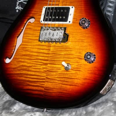 2023 PRS - CE Bolt-On 24 Semi-Hollow - Tri Colored Burst image 2
