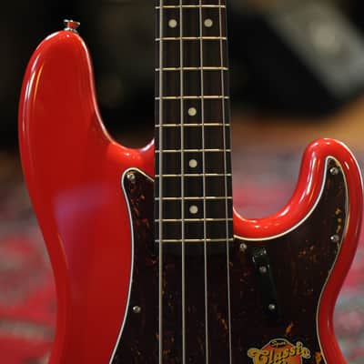 Squier Classic Vibe Precision Bass Fiesta Red image 3