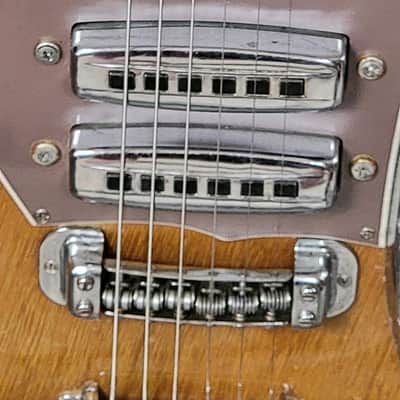 KILLER VINTAGE 1963-65 Victoria Surf Rider Electric Guitar, Space Age Cool!! image 6