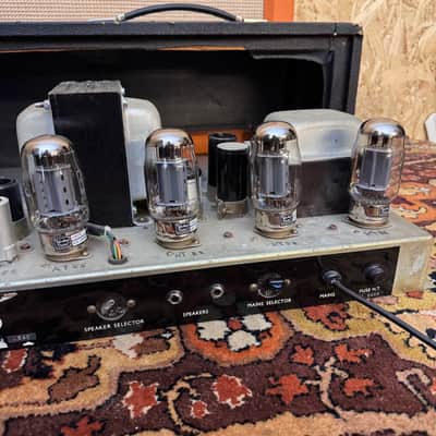 Vintage 1970 Park Marshall 150w Major KT88 Amplifier Head *1970s* w/ Flight Case image 17